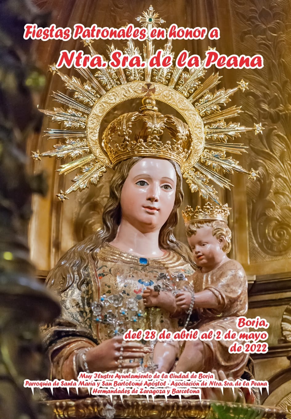 Fiestas patronales en honor a Nuestra Señora de la Peana 2022 Borja